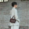 Women Leather Messenger Crossbody Office Bag