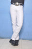 Men's White Leather Pant Lambskin trousers