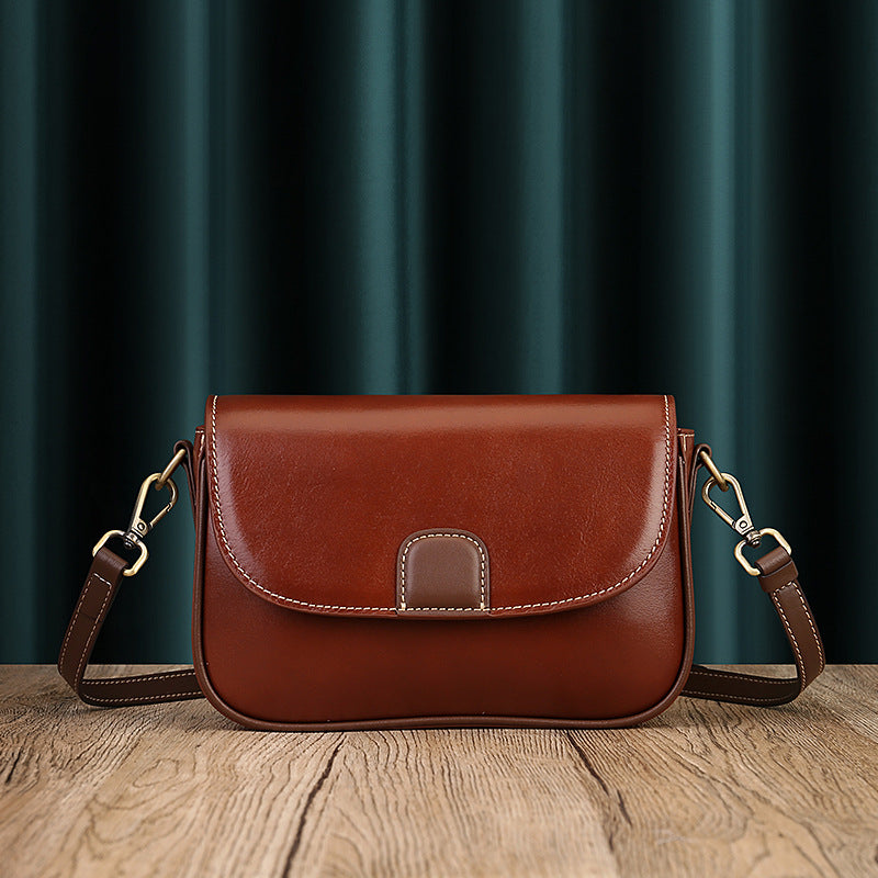 Women Retro Small Square Crossbody Messenger Purse
