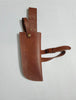 Genuine handmade brown leather gun holster