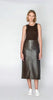 Long Leather Classy Women Skirt