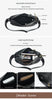 Genuine Leather Men’s Messenger Crossbody Bag
