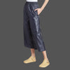 Genuine Leather Baggy Women Pants