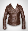 Genuine Leather Women's Biker Jacket