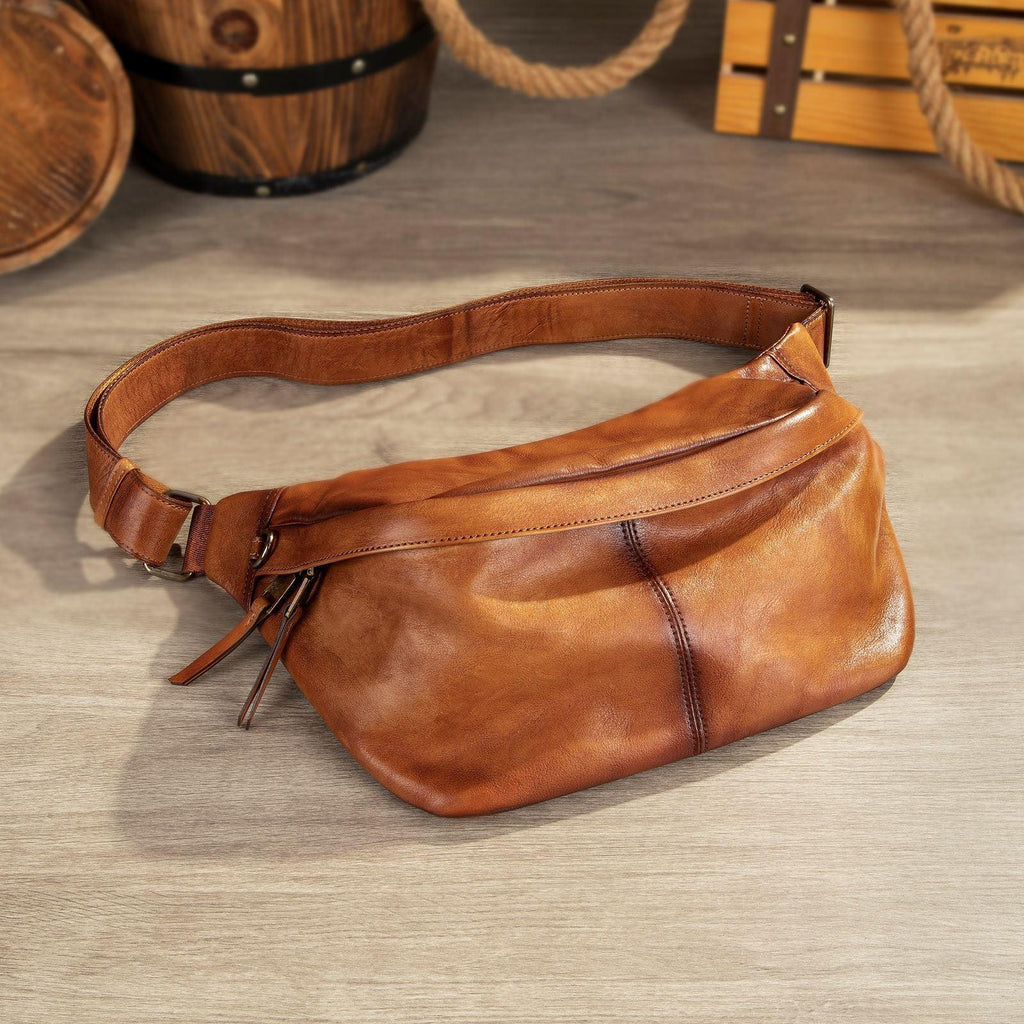 Men’s Genuine Leather Waist & Crossbody Bag 1
