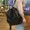 Brown Leather Backpack Women Backpack for Travel 2