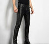 Men Leather Pant Trousers for Biker