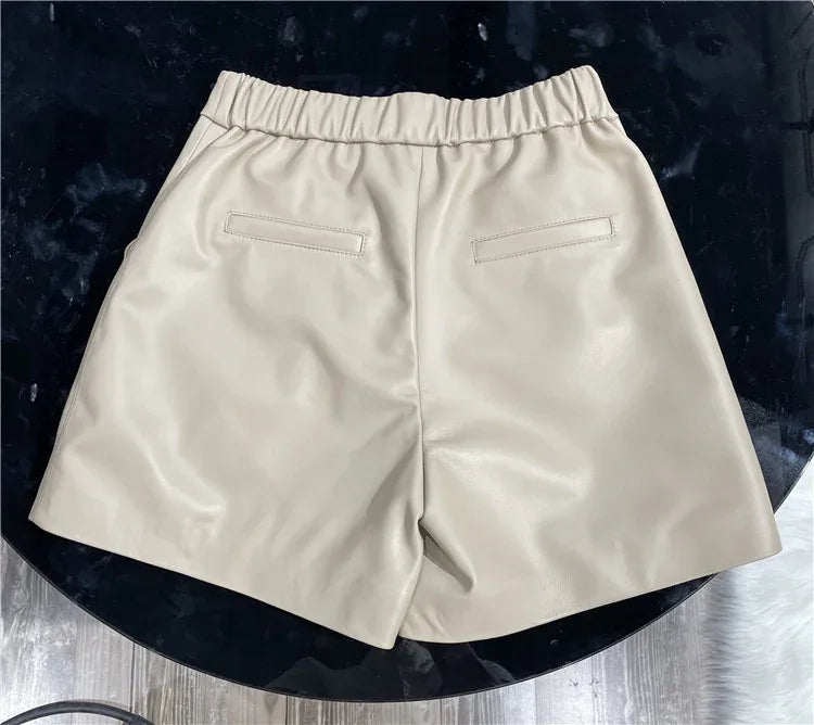 Bold Leather Shorts for Women 3