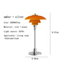 Mushroom Glass Bedside Light with Button Switch