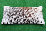 Speckled Tricolor Cowhide Lumber Pillow Cover