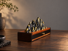 Incense Box with Mountain Landscape and Storage Drawer