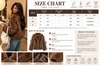 Rabbit Fur Jackets for Women Short Stand Collar Winter Coat