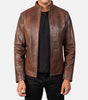 real leather moto jacket