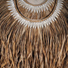 The papua natural raffia and shells wall hanging decor