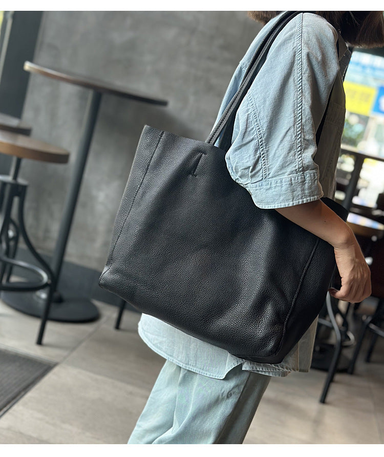 Women’s Large Genuine Leather Tote Bag Office