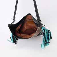 Real Cowhide Tooled Leather Bag