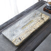 Black Grey Gold Stone Tea Tray for Gongfu Brewing