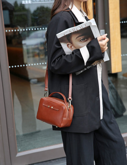 Women Genuine Leather Crossbody Messenger Bag