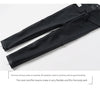 Women Skinny Leather Pants with Zippers