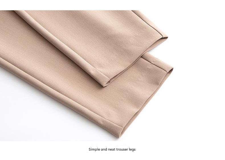 Women's Pleated Straight Leg Pants