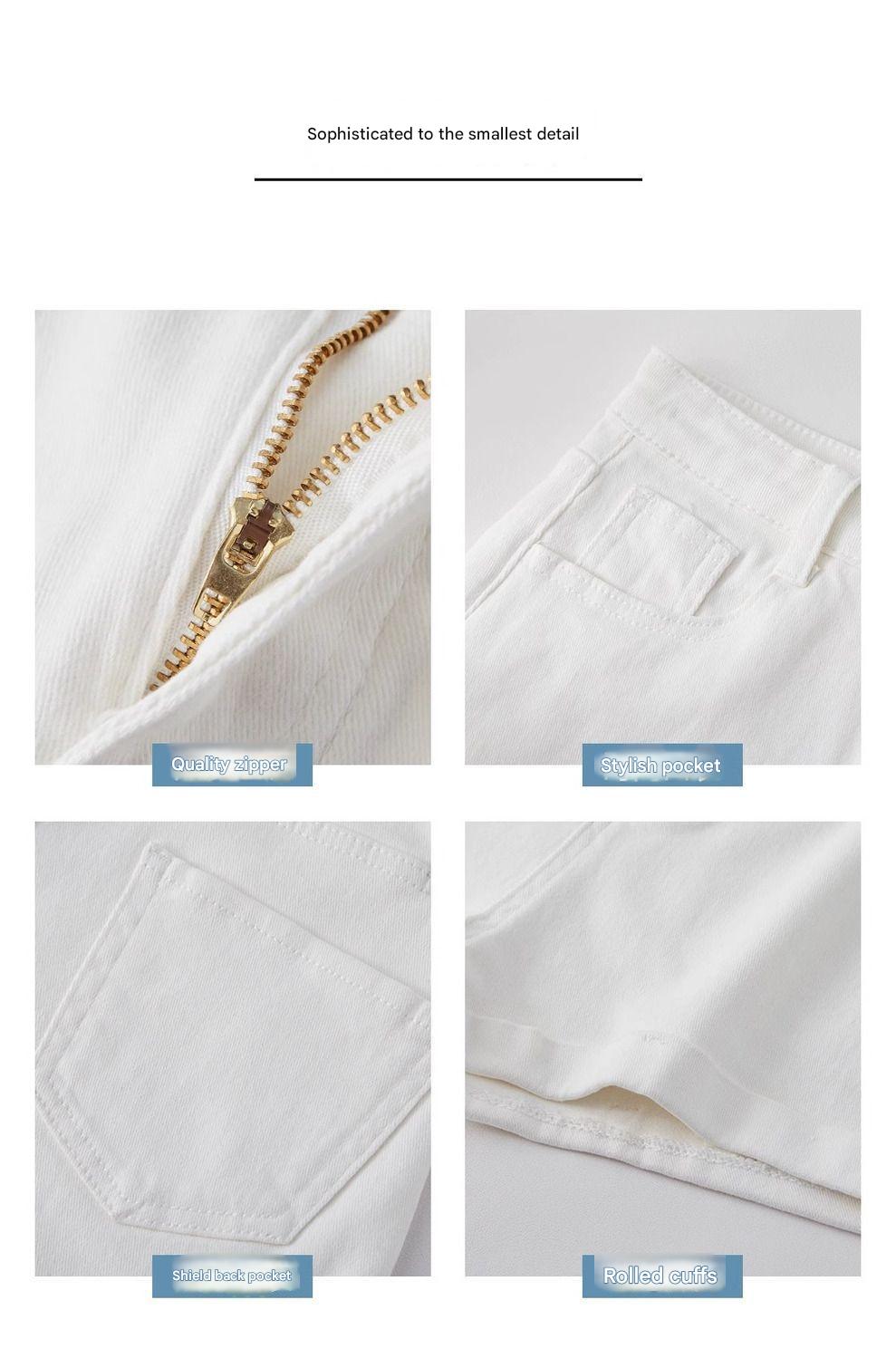 high waisted zipper fly shorts
