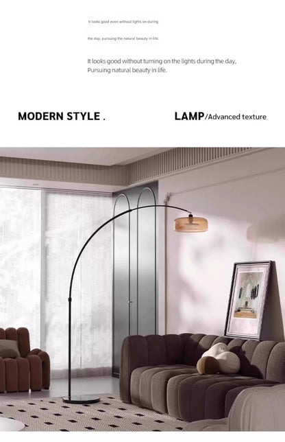 Italian Arc Floor Lamp with Glass Shade and Marble Base