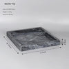 Black Natural Marble Bathroom Tray Luxury Hotel Vanity Organizer