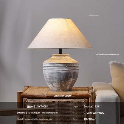 Ceramic scandi table lamp for home décor 3