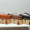 Woven Wicker Rattan Handbag