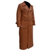 Genuine Leather Men's Trench Coat