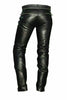 Mens Real Leather Biker Pants