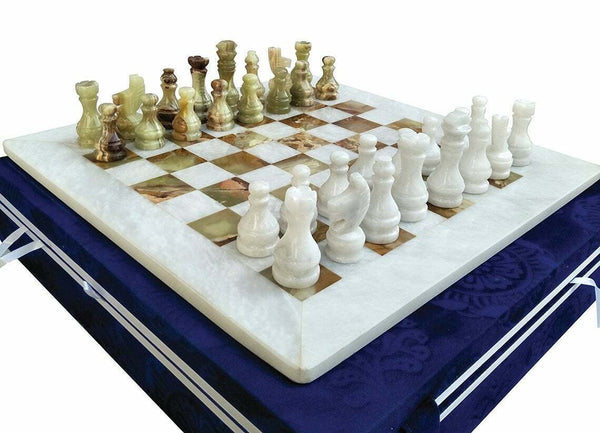 Handmade Marble chess set – Boho Living Room