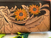 Hand Tooled Leather Wallet Carving