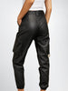 Genuine Leather Women Cargo Pants