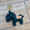 Leather horse keychain cute pony bag charm gift accessory 7