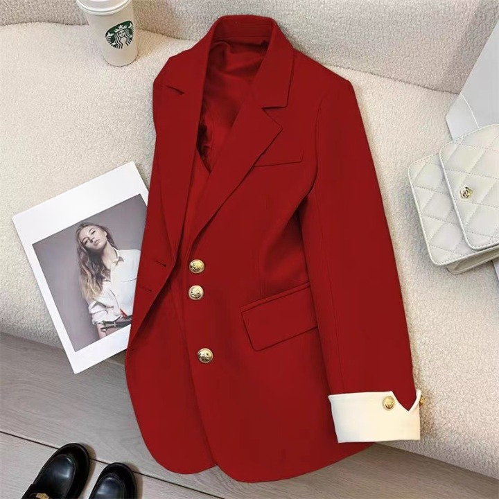 Korean style women blazer suit jacket 2 S