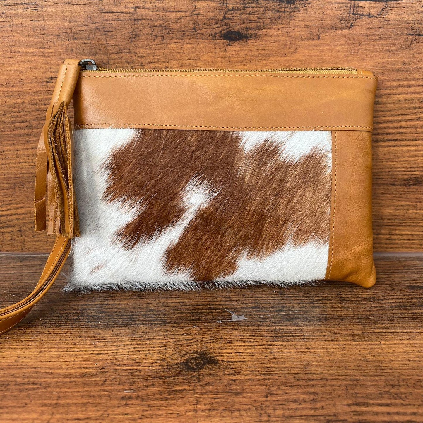 Hair On Cowhide Leather Wallet