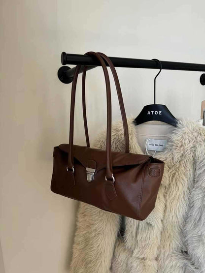 French Genuine Leather Women’s Shoulder Bag