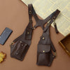 Man Leather Anti-Theft Safety Wallet Bag