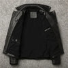 Men’s Slim Fit Top-Grain Cowhide Biker Jacket