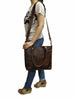 Women's Leather Carryall Tote Bag