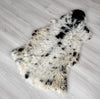 short curly sheepskin rug