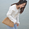 woven summer women crossbody purse bag