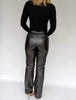 Women's Real Leather Cigarette Pants
