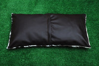 Mostly Black Cowhide Lumber Pillow Cover