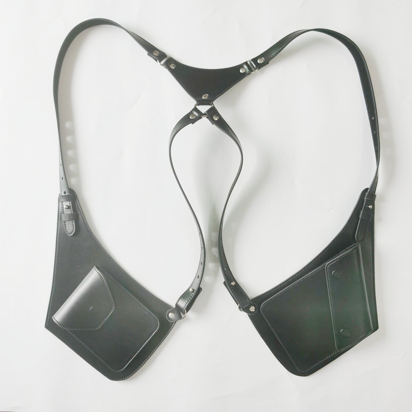 Genuine Leather Shoulder Underarm Anti Theft Holster Bag