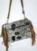 Tricolor Cowhide Crossbody Bag