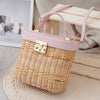 Straw Crossbody Purse Woven Summer Beach Bag for Women