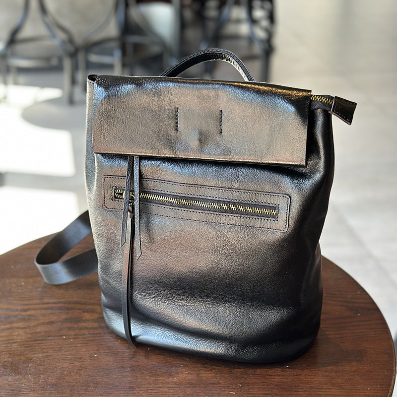 Leather Backpack Women Laptop & Office Use