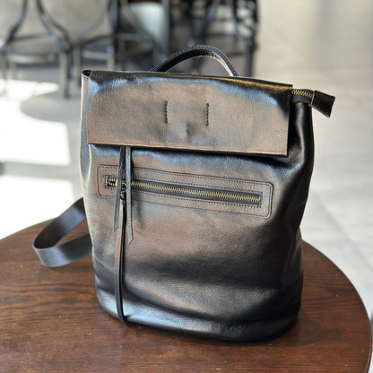 Leather Backpack Women Laptop & Office Use